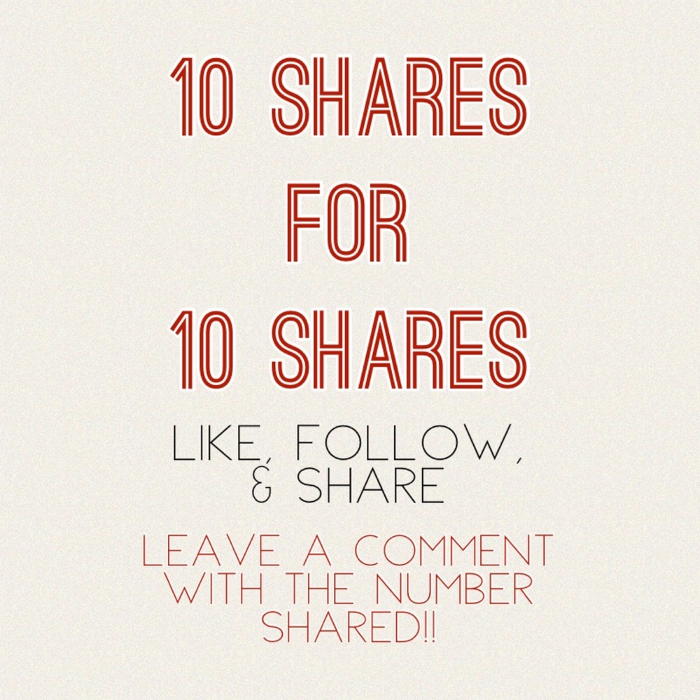 Comment Here When You Share! To Follow! - image 1